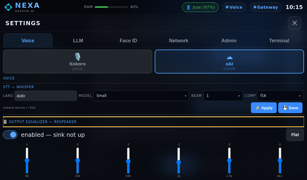 Voice interface